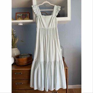 Gal Meets Glam Jasmine Maxi Dress Striped Mint/White Size 2